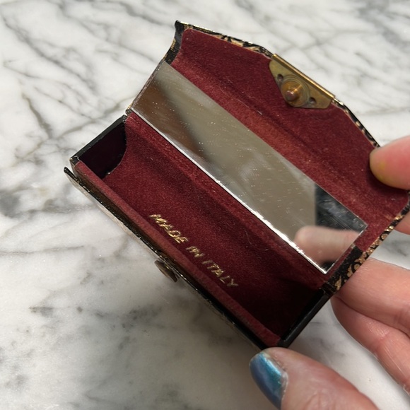 🔺SOLD🔺Vintage lipstick case Florentine style Italian made - Picture 10 of 11